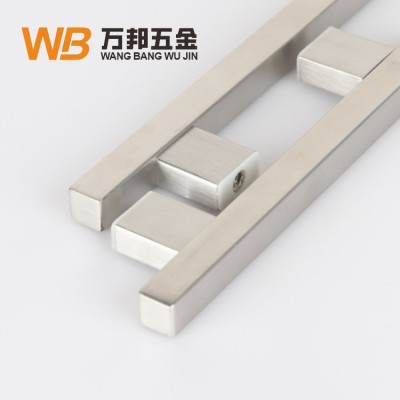 橱柜拉手不锈钢方管方脚拉手橱柜柜门拉手欧式简约明装把手厂家图2