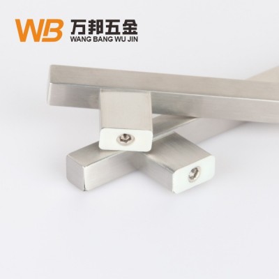 橱柜拉手不锈钢方管方脚拉手橱柜柜门拉手欧式简约明装把手厂家图4