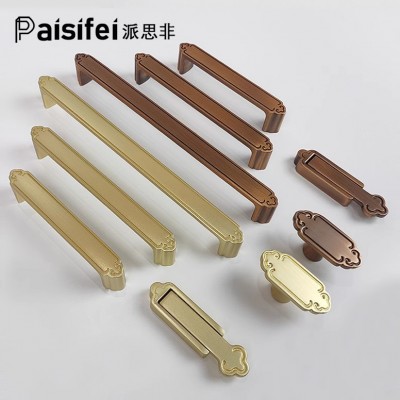 厂家直销锌合金门把手现代简约明装衣柜门橱柜鞋柜单孔门把手
