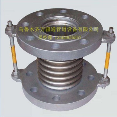 新疆膨胀节伸缩器然气煤气管阀连体法兰补偿器316/304图2