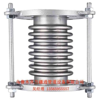 新疆膨胀节伸缩器然气煤气管阀连体法兰补偿器316/304图4