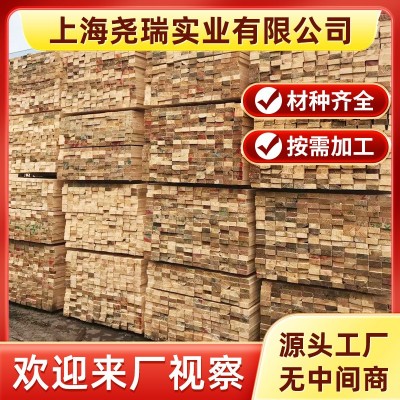 辐射松木方板材上海木材厂提供新西兰松家具材包装材工地木条