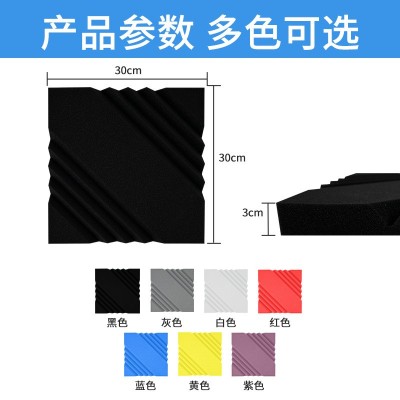 跨境隔音棉家用直播间ktv消音棉室内墙体吸音消音海绵 隔音材料图4
