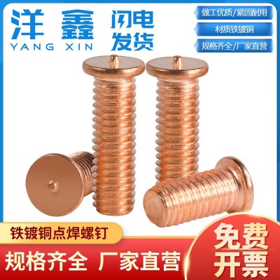 镀铜点焊螺钉 种焊钉碰螺丝钉焊钉 电焊螺栓M3M4M5M6M8