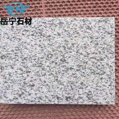 现货G603芝麻白火烧板20厚白麻地铺石砖天然花岗岩荔枝面大理石材图4