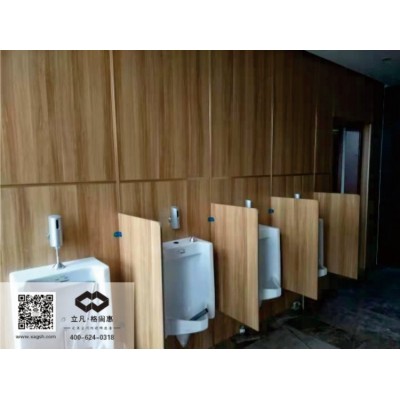 美格实业公共卫生间隔断 304不锈钢配件 通顶设计 防潮防水图5