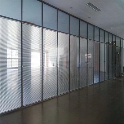 高隔间磁控百叶隔断双玻百叶隔 断电动百 叶设计施工图2