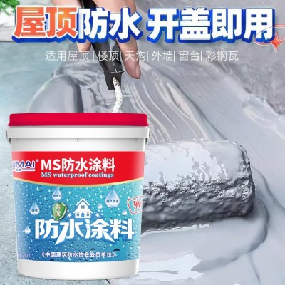 屋顶防水补漏专用涂料工业建筑外墙地面窗台漏水堵漏防水涂料批发