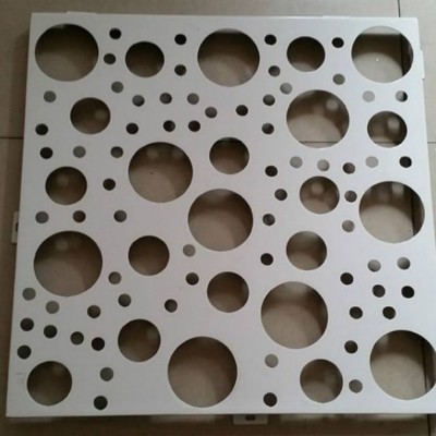 冲孔铝单板2MM氟碳粉末吊顶幕墙拉丝木纹石纹重庆厂家拉网瓦楞板图2