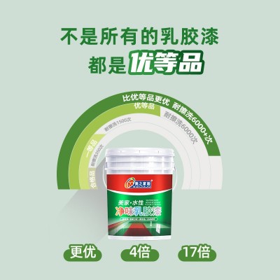 外墙无机涂料别墅室外墙面漆白彩色户外防水防晒外墙乳胶漆图4