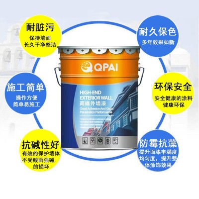 外墙漆自刷涂料油漆别墅室外墙面漆白彩色户外防水防晒外墙乳胶漆图4