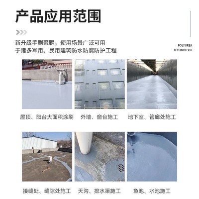 天冬纯聚脲室内外地面防水防潮隔热涂料内外墙抗渗透防霉防腐聚脲图2