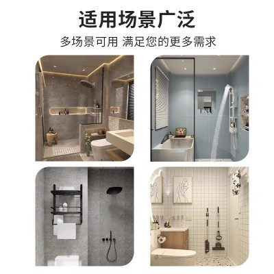酒店翻新快装SPC石晶墙板 卫生间防大理石瓷砖石塑护墙板防水淋浴图3