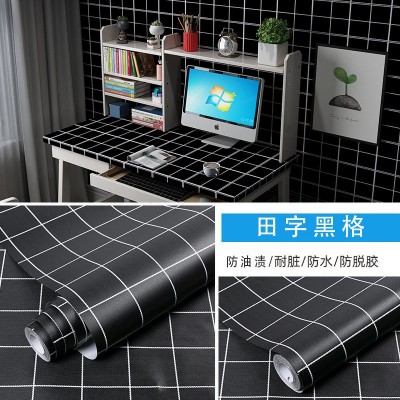砖纹自粘墙纸欧式复古砖块纹路壁纸PVC防水防潮装饰背景墙纸批发图2