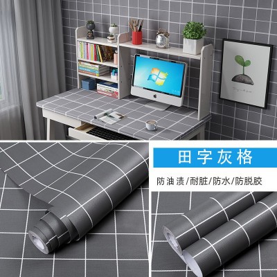 砖纹自粘墙纸欧式复古砖块纹路壁纸PVC防水防潮装饰背景墙纸批发图4
