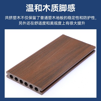 户外木塑系列定制景区园林生态塑木长城板栈道别墅庭院自拼接地板图3