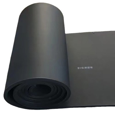 B1级橡塑保温板 工业管道隔热橡塑板薄板10mm 防火橡塑板隔热棉批图5