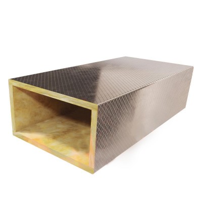 管道耐火耐高温铝箔离心玻璃棉保温板a级防排烟玻璃棉板防火包裹图5