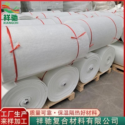 高硅氧玻璃纤维防火针刺毡吸热隔音管道保温防火阻燃针刺毡耐高温图2