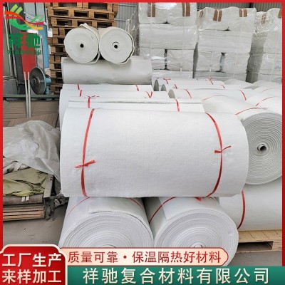 高硅氧玻璃纤维防火针刺毡吸热隔音管道保温防火阻燃针刺毡耐高温图5