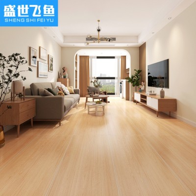 简约现代木纹砖600X1200客厅卧室高级瓷砖厨房阳台防滑仿实木地砖图3