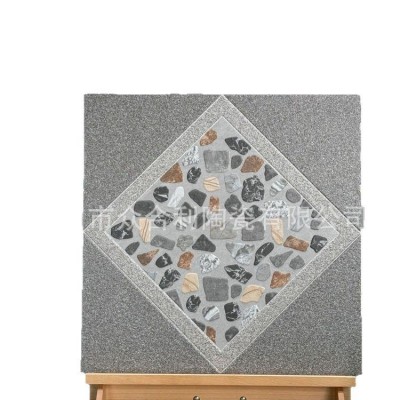 新款花园 小区园林庭院地砖鹅卵石风沙纹600*600地铺石 加厚 防滑图4