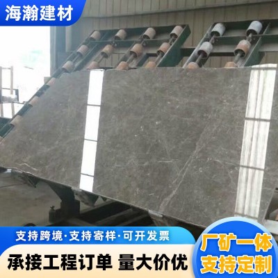厂家直销天然大理石玛雅灰别墅地板背景墙石材楼梯阳台飘窗石材图4