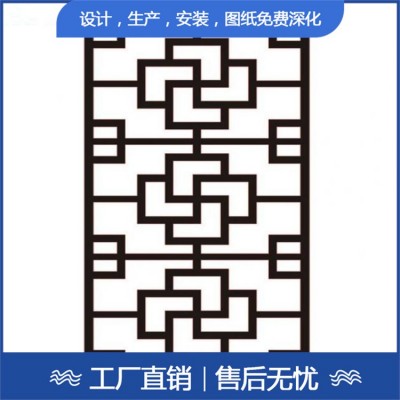 厂家供应阳台护栏屏风 窗户装饰防盗格栅 金属装修装饰材料图5