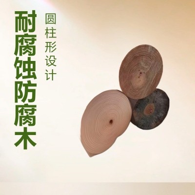 厂家批工程建筑圆木 园林古建筑防腐实木板材 菠萝格防腐碳化原图1