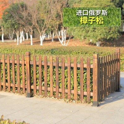 厂家直销防腐木栏杆室外围栏护栏格栅网格草坪栅栏田园加厚装饰篱图2