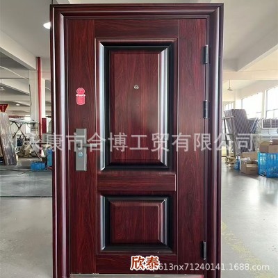 厂家批发外贸钢制安全工程防火防盗门办公室家庭入户门酒店公寓门图4