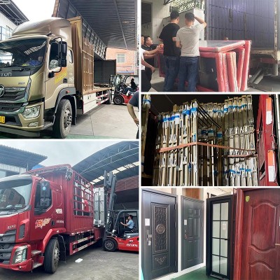 厨房门家用极简平开卫生间门单开门厕所铝合金双层玻璃门窄门防盗图2
