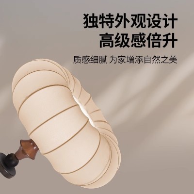 法式复古卧室吊灯中古南洋风南瓜床头灯新中式禅意餐厅茶室房间灯图3