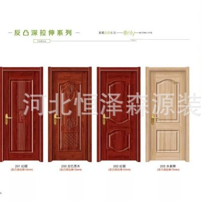 厂家直销室内烤漆门 生态木门 实木窗套垭口加工制做、室内烤漆门图3