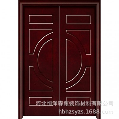 厂家批发复合夹板门 防水防潮夹板门 工程夹板门 现代简约夹板门图2