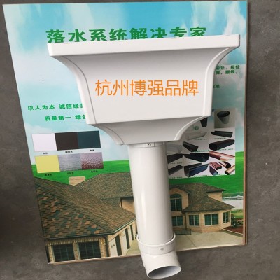铝合金方形雨水管 屋面雨水斗 成品金属檐沟 新型天沟 落水系统图3