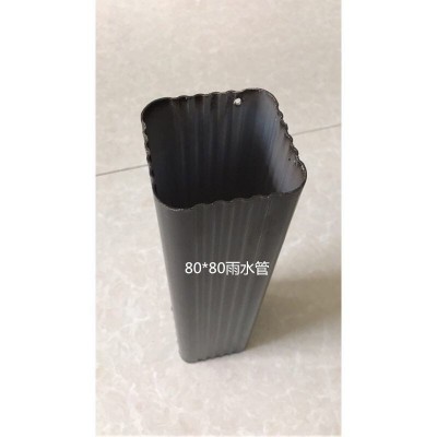 铝合金方形雨水管 屋面雨水斗 成品金属檐沟 新型天沟 落水系统图5