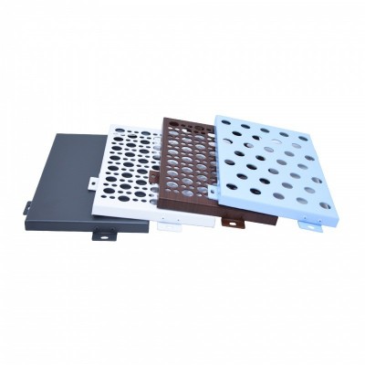 冲孔铝单板门头招牌镂空雕花幕墙装修铝合金广告牌铝板穿孔板图5