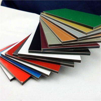 普色铝塑板山东批发 4mm好料室外铝塑板 铝塑复合板材