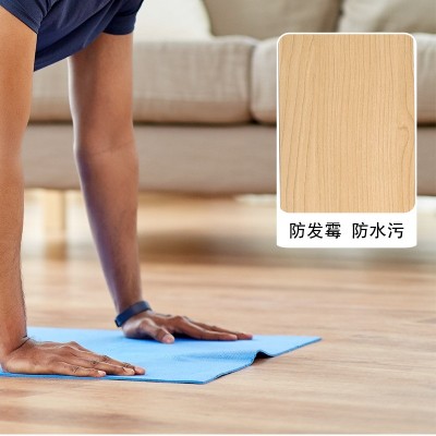 上海吉祥铝塑板抗刮防潮防火内外墙装饰竖纹胡桃4mm仿木纹铝塑板图2