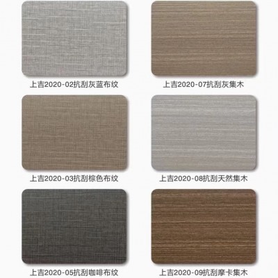 上海铝塑板工厂批发幕墙干挂平贴广告室内装饰抗刮3D仿木 纹铝塑板图3