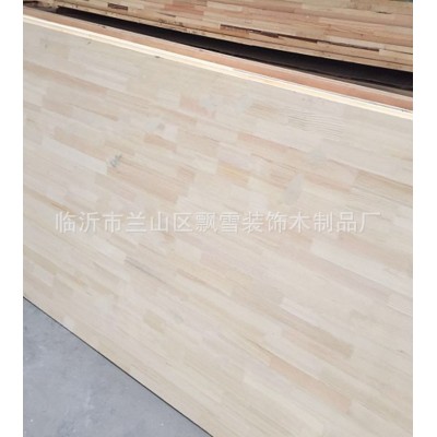 15mm樟子松实木直纹拼接板集成板插接板樟子松集成材双面无节图4