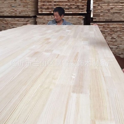 15mm樟子松实木直纹拼接板集成板插接板樟子松集成材双面无节图3