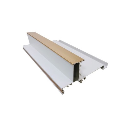 集成吊顶网红双眼皮二级铝梁蜂窝板吊顶轻奢风错层铝梁家装首选图5