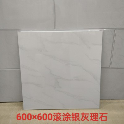 铝扣板600×600银灰理石公寓房办公室铝合金天花板装配式吊顶图3