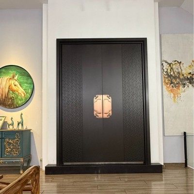 别墅门-4级防盗门-入户铜门-庭院大门-铝艺门-学校门-小区门-铜门