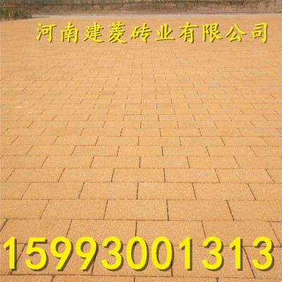 郑州陶瓷透水砖600*300*55厂家直销 陶瓷颗粒透水砖图2