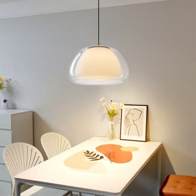 丹麦果冻吊灯简约北欧风客厅卧室吧台餐厅创意网红单头玻璃小吊灯图4