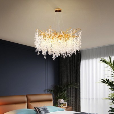 轻奢水晶客厅水晶吊灯法式餐厅现代卧室奢华意大利艺术树枝跨境灯图2