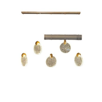 掌柜推荐 轻奢水晶灯loft复式大吊灯别墅酒店网红后现代楼梯间图5